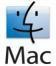 Logo systemu operacyjnego Apple Mac OS