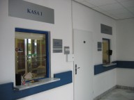 Kasy (na parterze budynku)