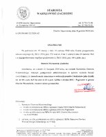 Ogłoszenie o wszczęciu postępowania w sprawie ustalenia jako mienie gromadzkie dz. 60, 61, obr. 0016 Pogroszew, gmina Ożarów Maz. z 18.12.2024, sygn. A.GM.RN.6820.122.2024.AZ.pdf